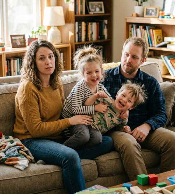 a-family-portrait-with-a-man-woman-and-two-childre a-family-portrait-with-a-man-woman-and-two-childre